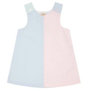 NWT The Beaufort Bonnet Company Katie Anne Colorblock Jumper Dress 18-24M